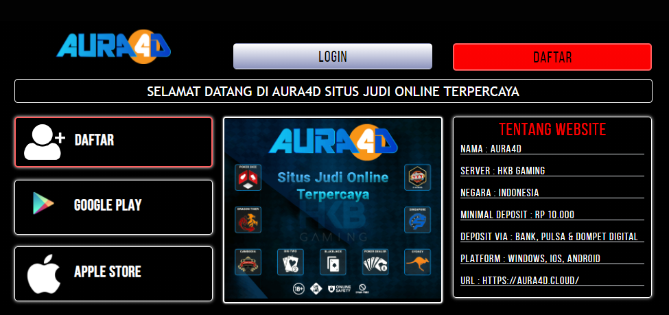 Aura4d | Daftar Aura4d | Login Aura4d | Link Alternatif Aura4d